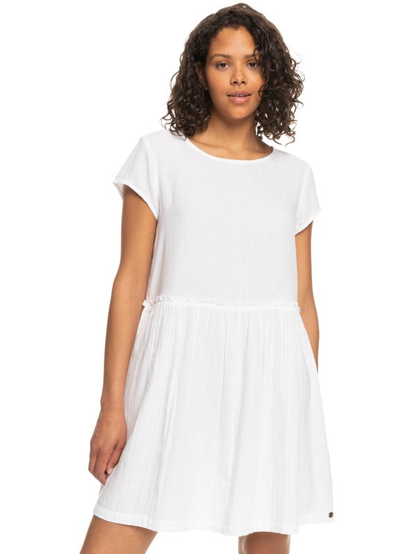 Smooth Blue Vibes Short Sleeve Dress