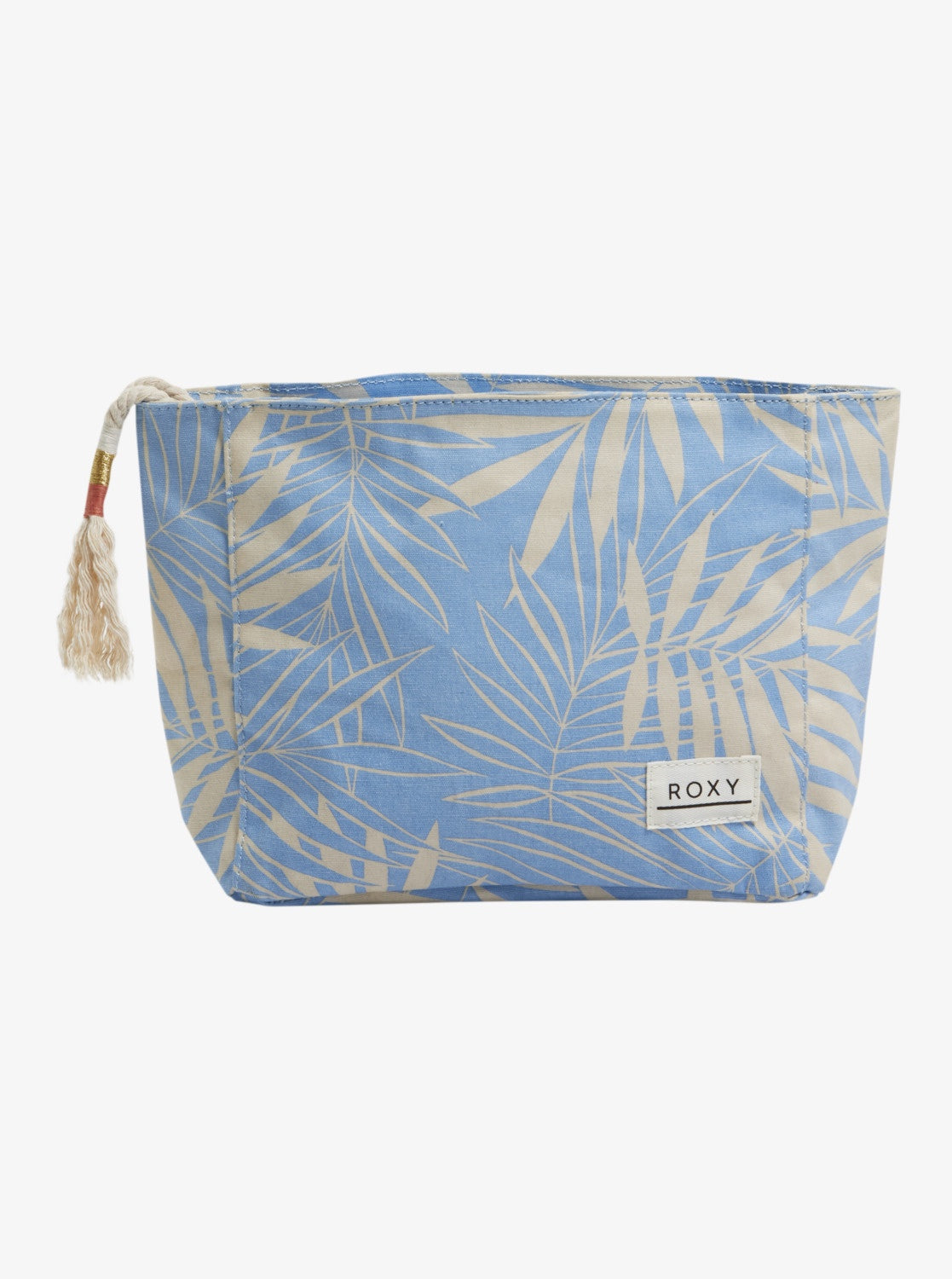 Womens Love Is Blue Straw Clutch Bag