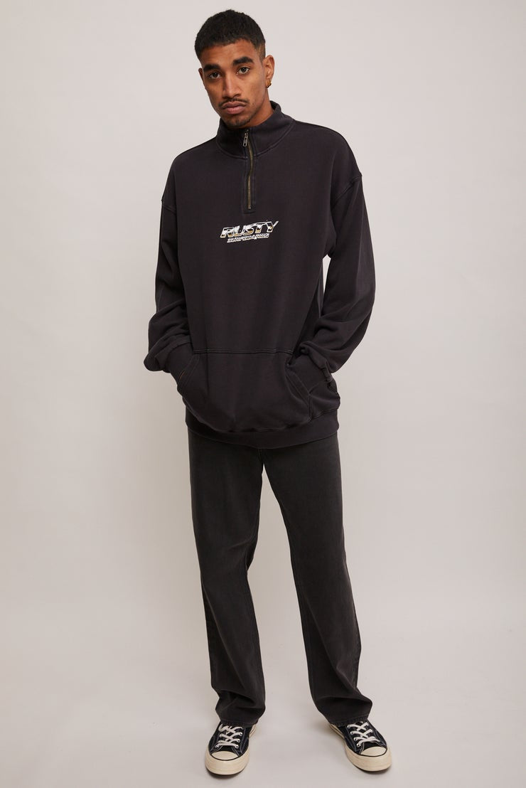 Back Wash 1/4 Zip Fleece
