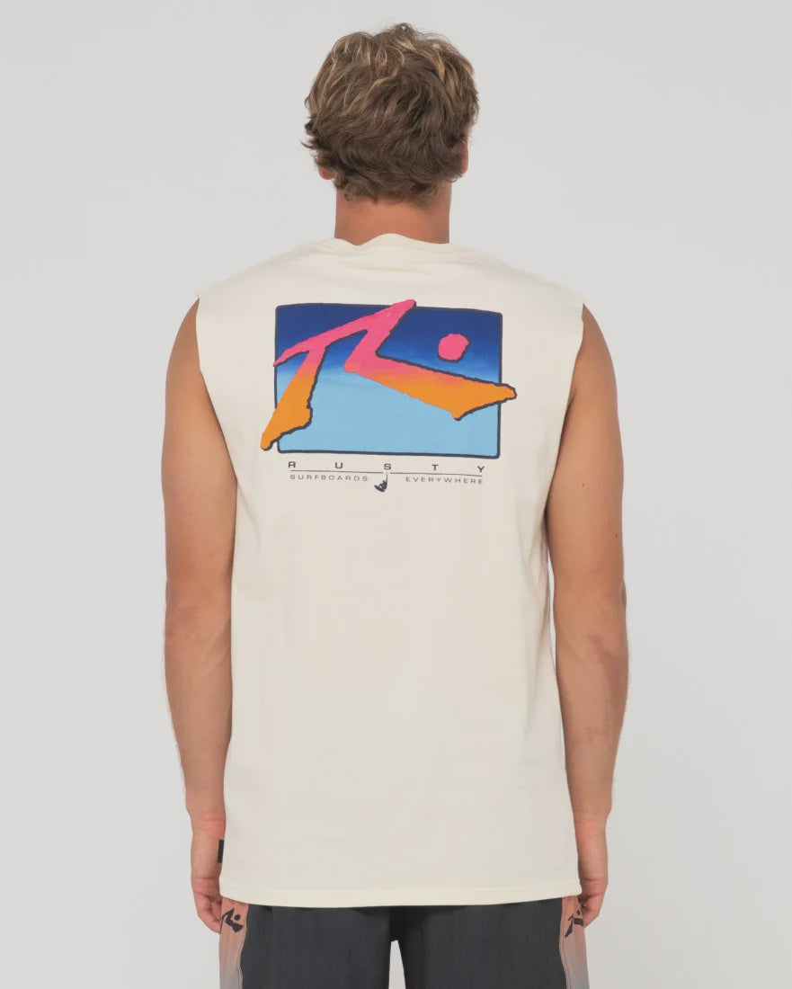 Before Crowds TV Screen Graphic Muscle Tee