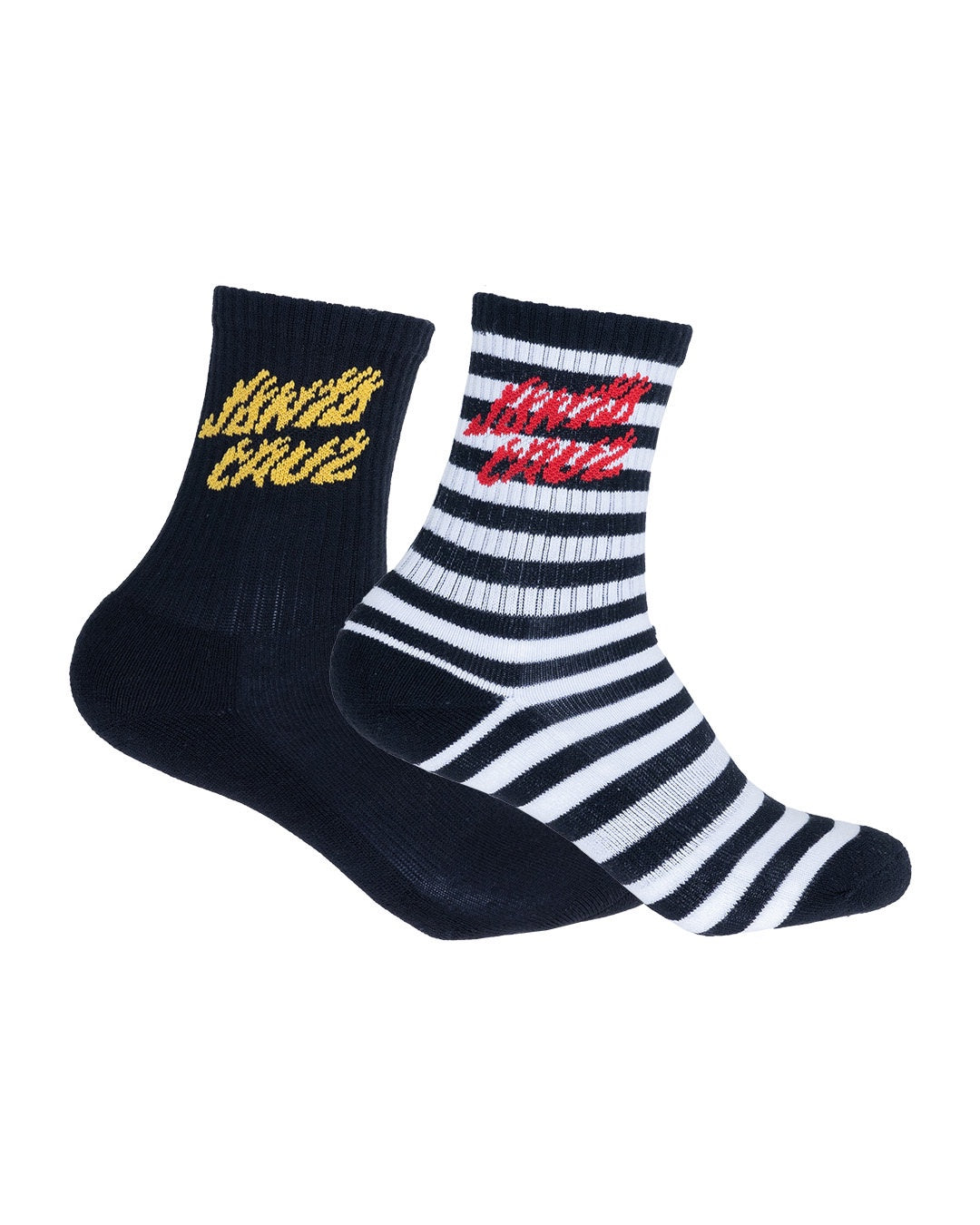 Flame Strip Crew Sock - 2 Pack