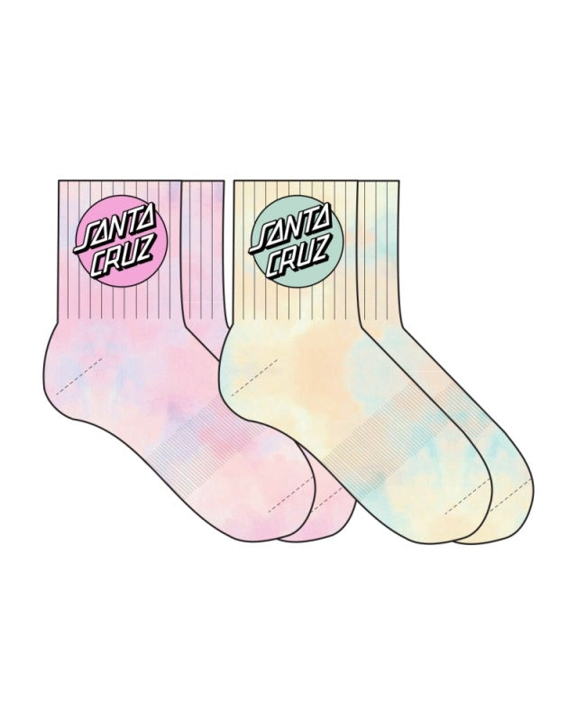 Other Dot Tie Dye Mid Sock - 2 Pack