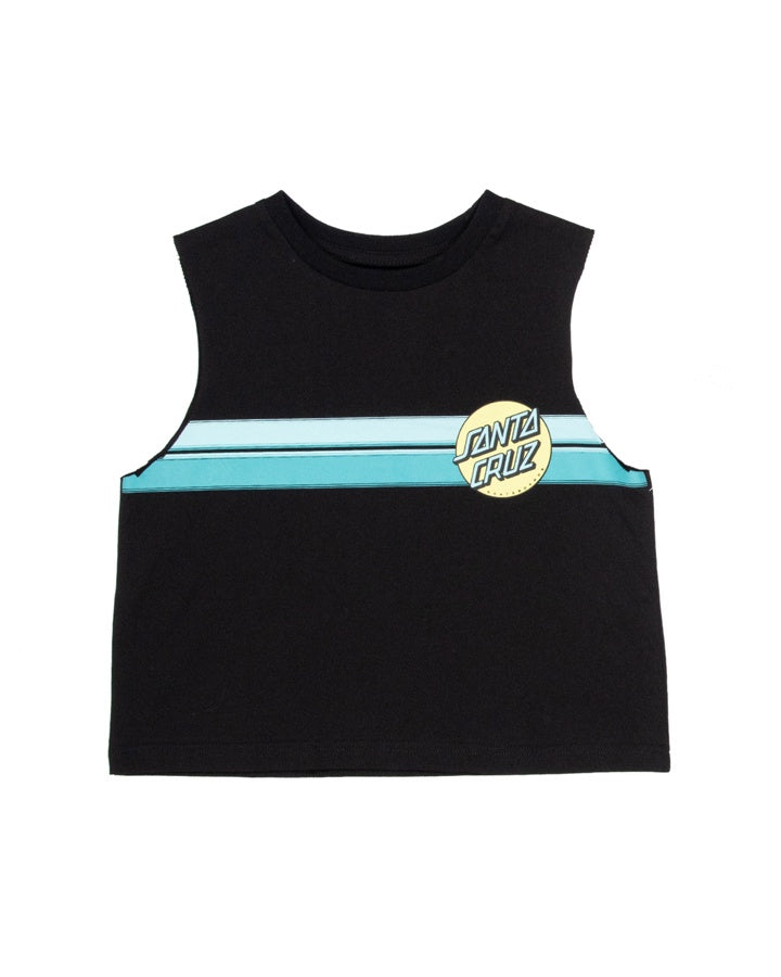 Sundown Dot Cropped Muscle Tee