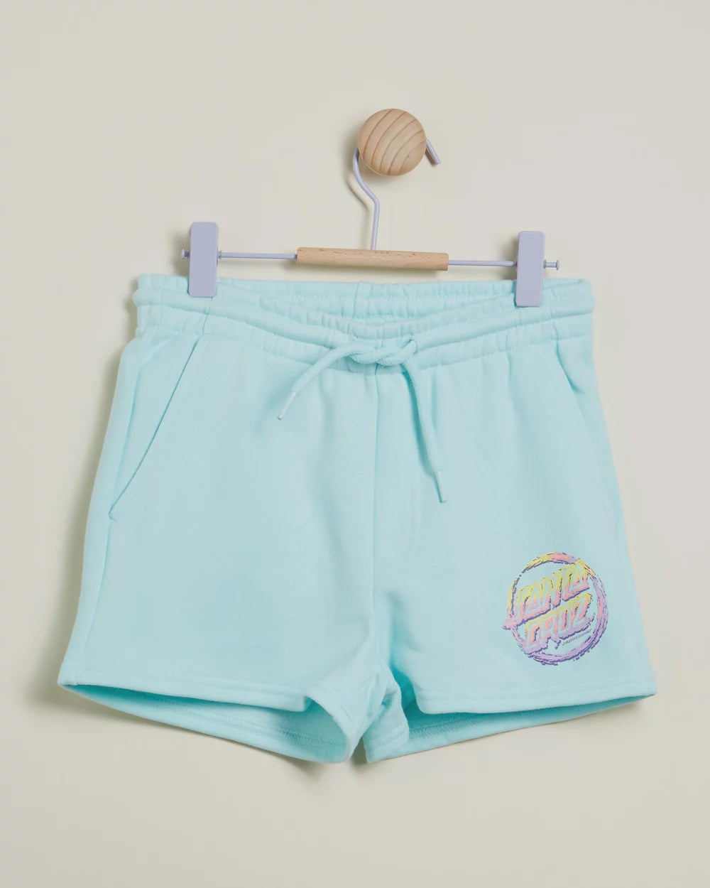 Throwdown Dot Track Shorts with Ruched Sides