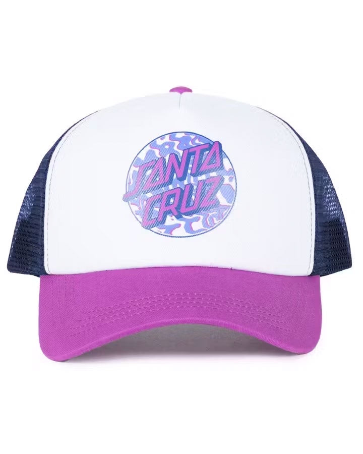 Zebra Marble Dot Girls Snapback Trucker Hat