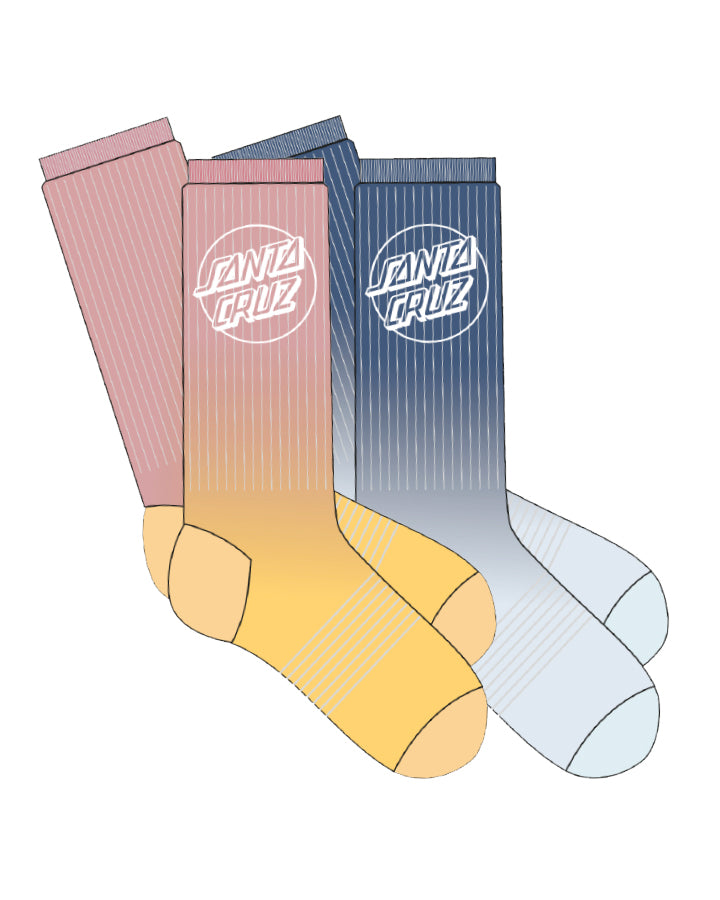 Dip Dye Socks - 2 Pair