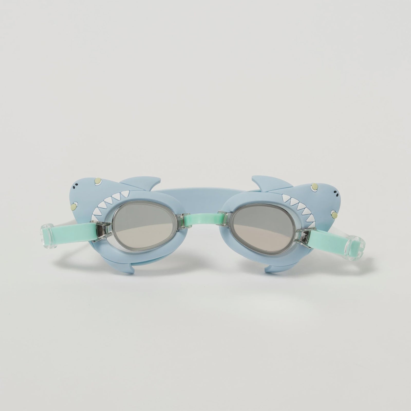 Mini Swim Goggles - Salty the Shark Aqua