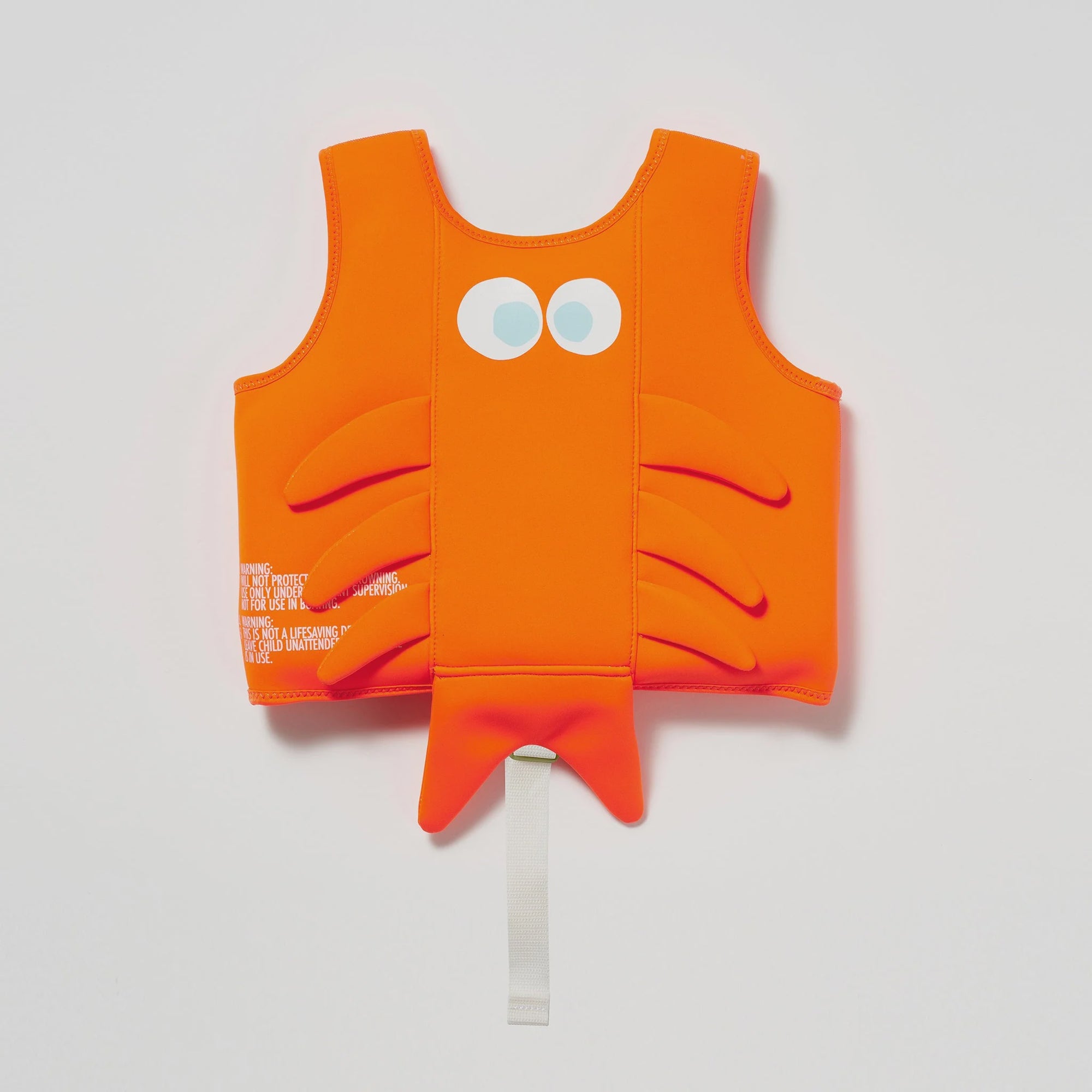 Swim Vest - Sonny the Sea Creature Neon Orange