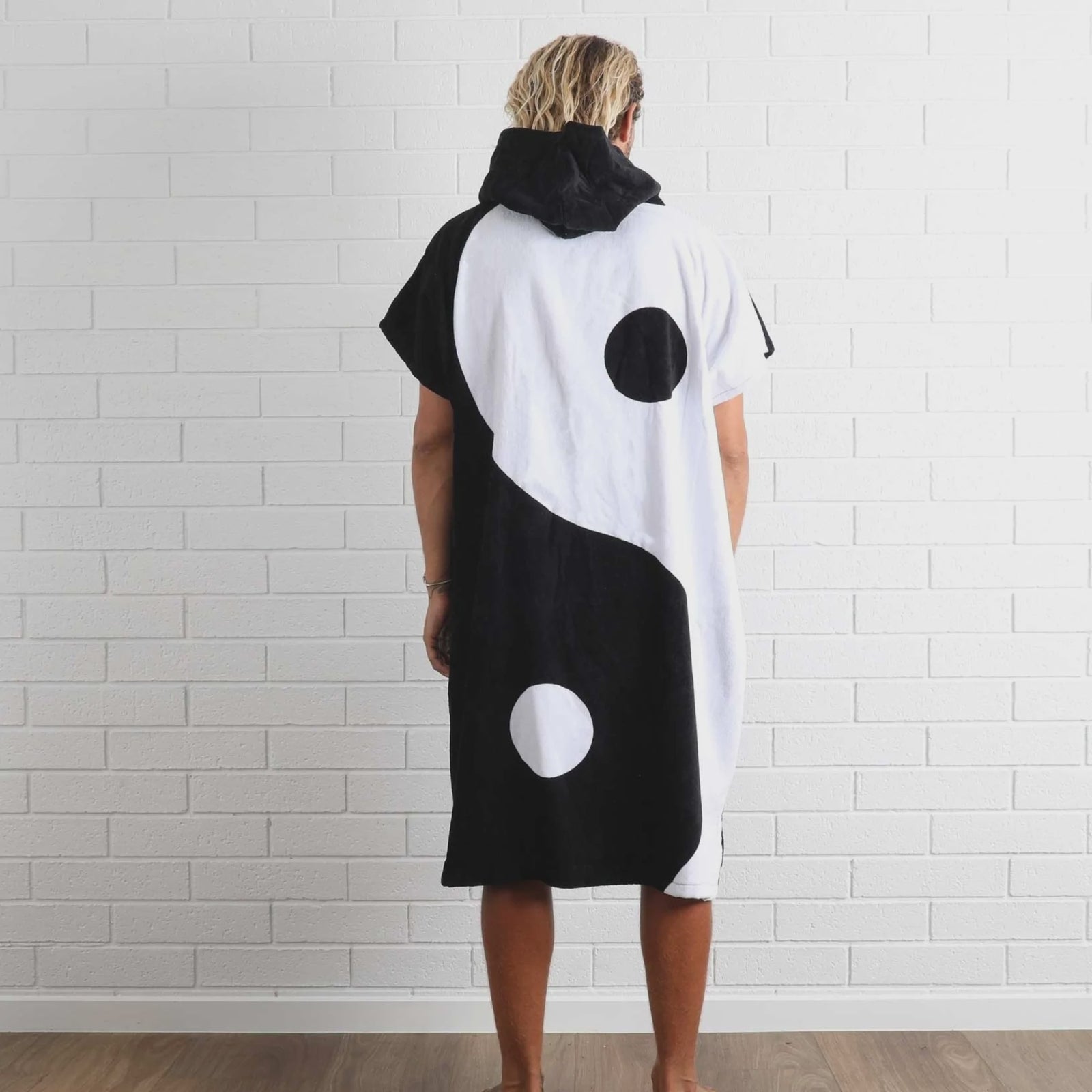 Yin Yang Hooded Towel