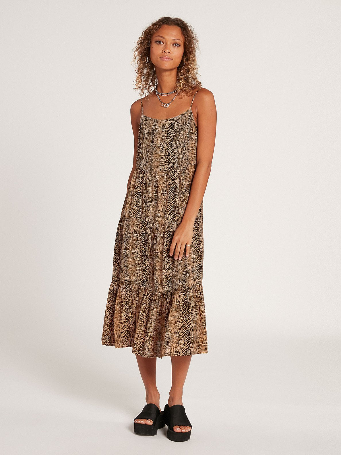 Snakedown Midi Dress